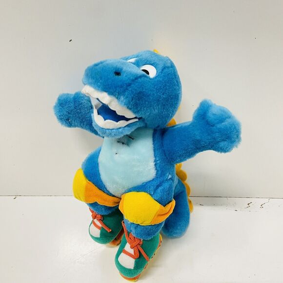 VTG 1996 Rad Dino Montysaurus 11" Plush Montgomery Ward Kid Care by Accent Int - Picture 1 of 6